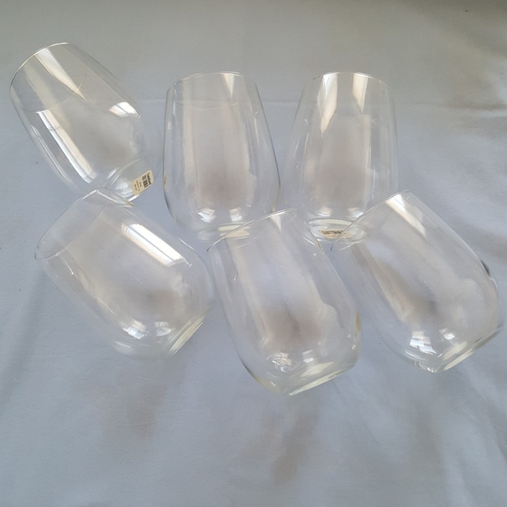 HOME DECOR CRATE&BARREL STEMLESS GLASSES - Picture 3 of 7